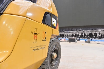 Cat Lift Trucks saddles up again as official lift truck provider for the Houston Livestock Show