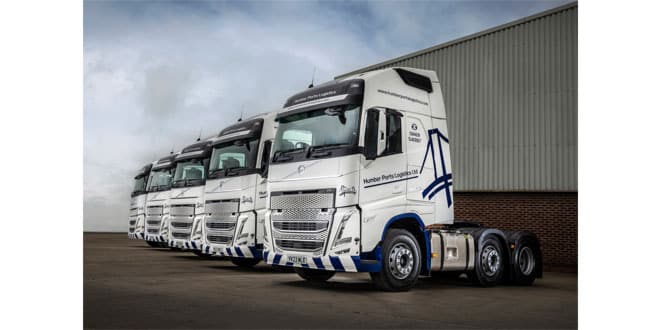 HPL Progresses Fleet Investment Programme first six of 25 New Volvo FH 460 Trucks arrive at Immingham