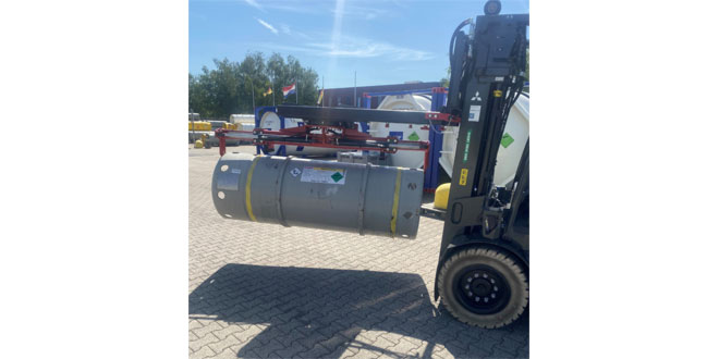 Bespoke gas cylinder attachment provides safe and secure handling at A-Gas