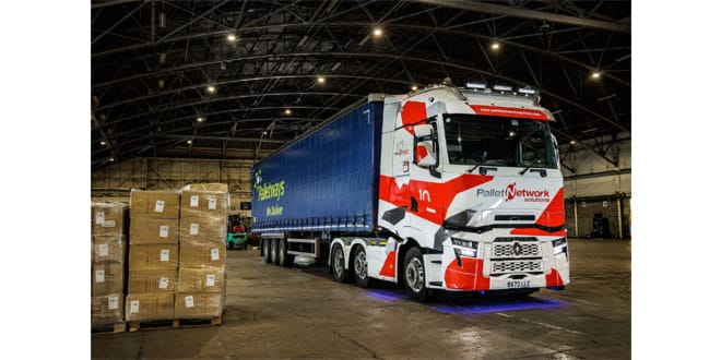 Pallet Network Solutions celebrates 10th Anniversary with Renault Trucks T520 High